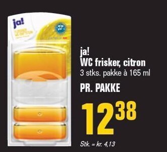 Otto Duborg Ja! wc frisker, citron tilbud