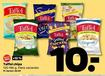 Netto Taffel chips tilbud