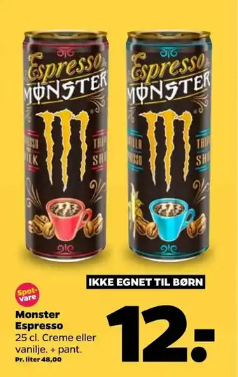 Netto Monster Espresso tilbud