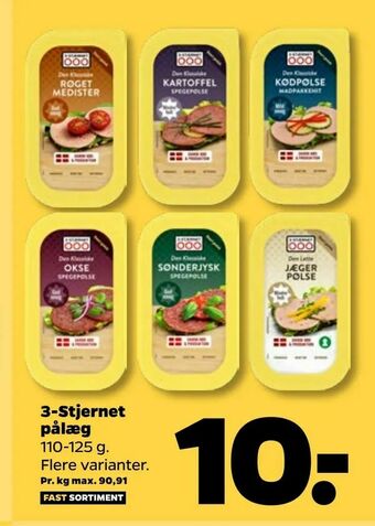 Netto 3-Stjernet pålæg tilbud