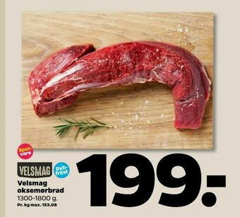 Netto Velsmag oksemørbrad tilbud