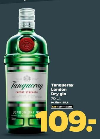 Netto Tanqueray London Dry gin tilbud