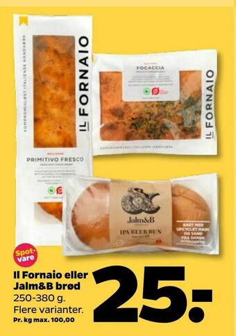 Netto Il Fornaio eller Jalm&B brød tilbud