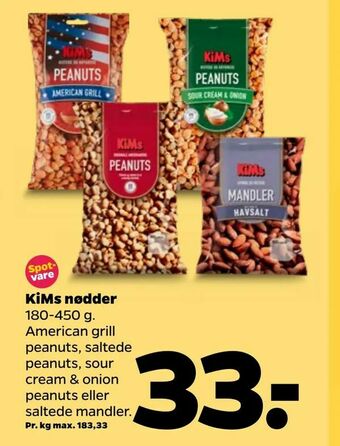 Netto KiMs nødder tilbud