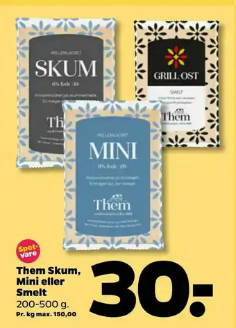 Netto Them Skum, Mini eller Smelt tilbud