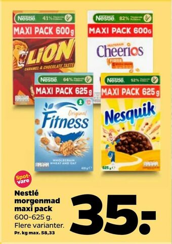 Netto Nestlé morgenmad maxi pack tilbud