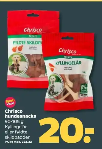 Netto Chrisco hundesnacks tilbud