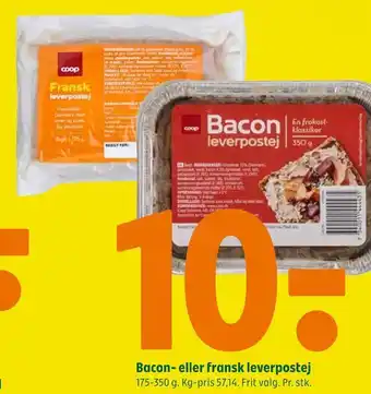 Bacon- eller fransk leverpostej