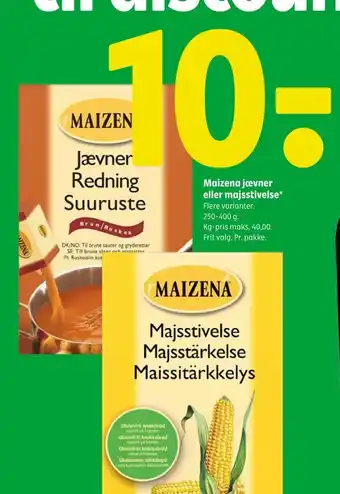 Coop 365 Maizena jævner eller majsstivelse tilbud