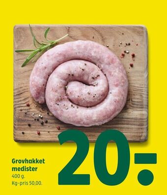 Coop 365 Grovhakket medister tilbud