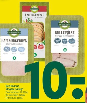 Coop 365 Den grønne slagter pålæg tilbud