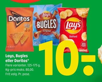 Coop 365 Lays, bugles eller doritos tilbud