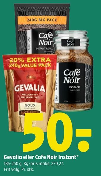 Coop 365 Gevalia eller cafe noir instant tilbud