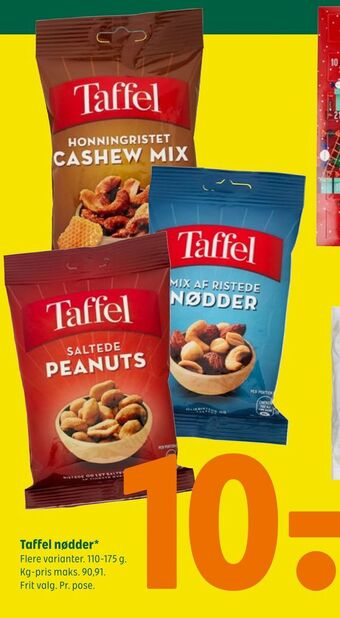 Coop 365 Taffel nødder tilbud