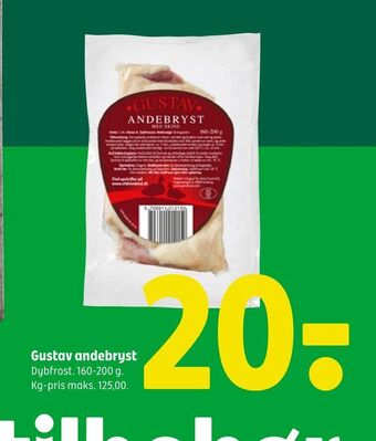 Coop 365 Gustav andebryst tilbud