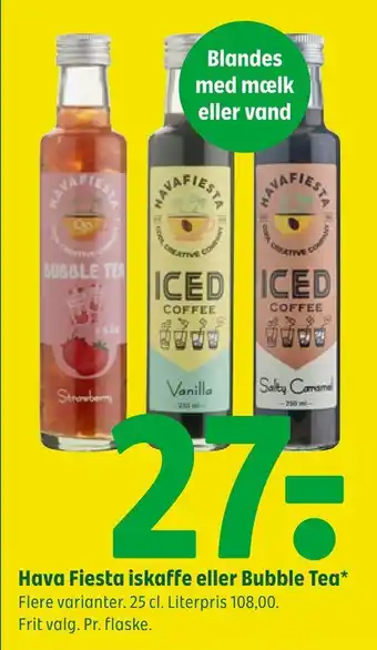 Coop 365 Hava fiesta iskaffe eller bubble tea tilbud