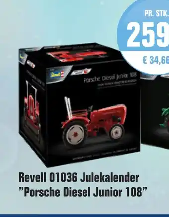 Revell 01036 julekalender "porsche diesel junior 108" revell
