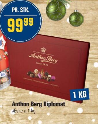Otto Duborg Anthon berg diplomat tilbud