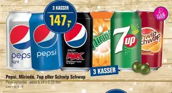 Otto Duborg Pepsi, mirinda, 7up eller schwip schwap tilbud