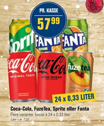Otto Duborg Coca-cola, fuzetea, sprite eller fanta tilbud