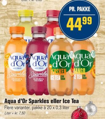 Otto Duborg Aqua d'or sparkles eller ice tea tilbud