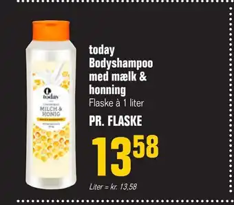 Otto Duborg Today bodyshampoo med mælk & honning tilbud