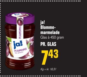 Poetzsch Padborg Ja! blomme- marmelade tilbud