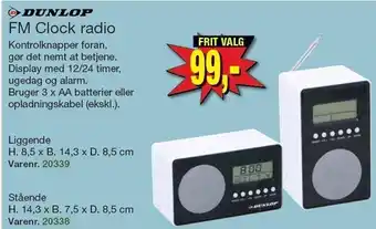Fm clock radio