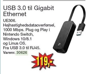 Harald Nyborg Usb 3.0 til gigabit ethernet tilbud