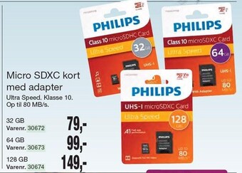 Harald Nyborg Micro sdxc kort med adapter tilbud
