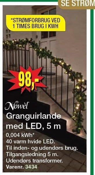 Harald Nyborg Granguirlande m. led tilbud