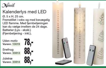 Kalenderlys med led