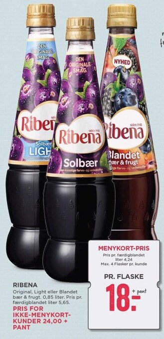 MENY Ribena tilbud