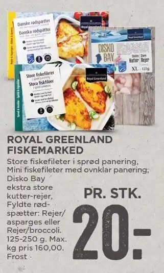 MENY Royal greenland fiskemarked tilbud