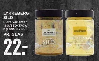 MENY Lykkeberg sild tilbud