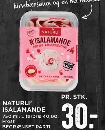 MENY Naturli' isalamande tilbud