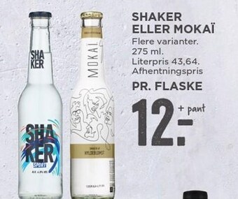 MENY Shaker el. mokaï tilbud