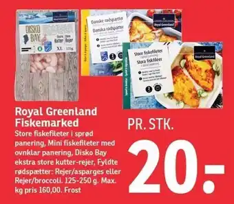 SPAR Royal greenland fiskemarked tilbud