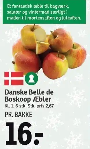 SPAR Danske belle de boskoop æbler tilbud