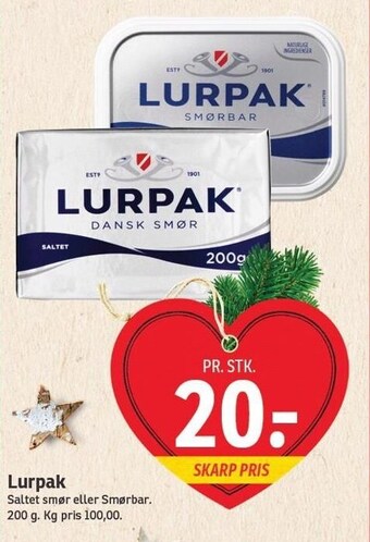 SPAR Lurpak tilbud