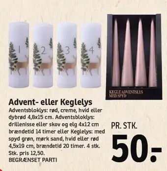 Advent- el. keglelys