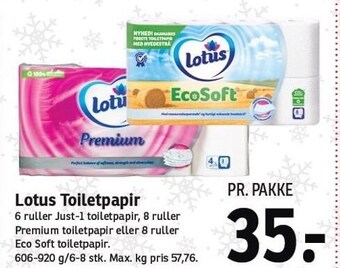 SPAR Lotus toiletpapir tilbud