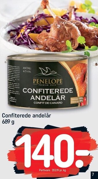 REMA 1000 Confiterede andelår tilbud