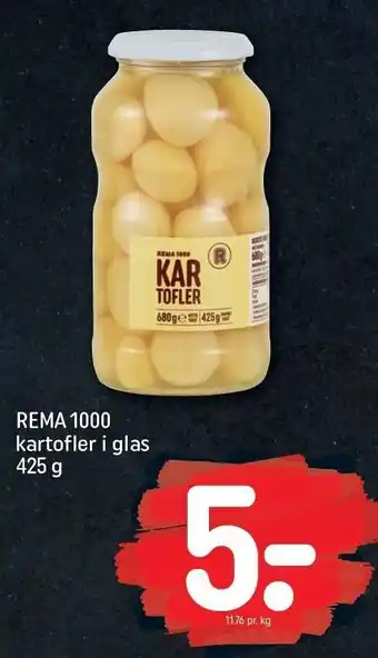 REMA 1000 Kartofler i glas tilbud