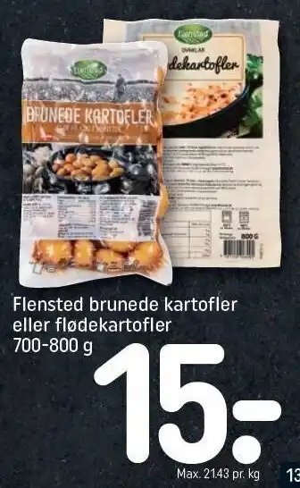 REMA 1000 Flensted brunede kartofer el. flødekartofler tilbud