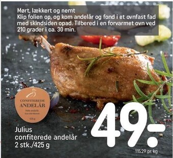 REMA 1000 Julius confiterede andelår tilbud