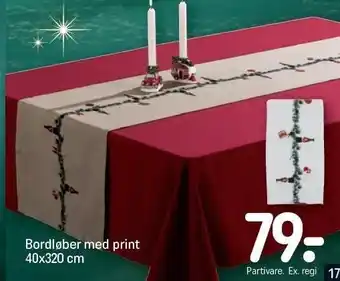 REMA 1000 Bordløber med print tilbud