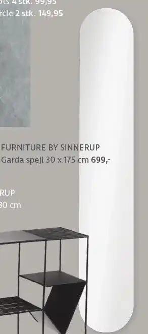 Sinnerup Furniture by sinnerup garda spejl tilbud
