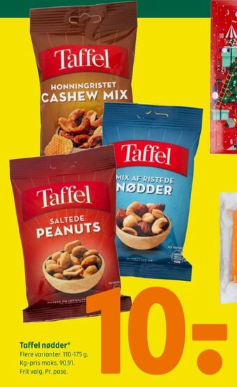 Coop 365 Taffel cashewnødder tilbud