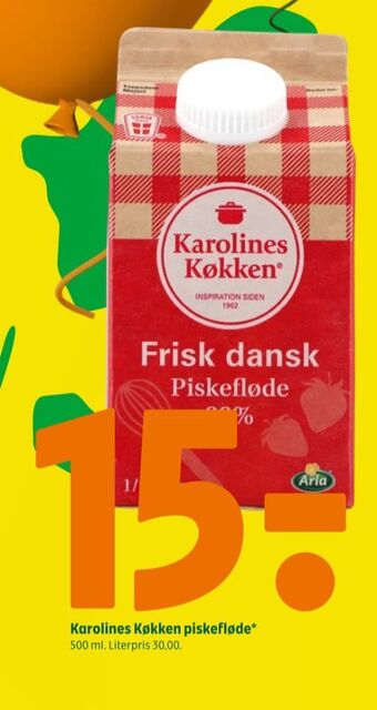 Coop 365 Karolines piskefløde 38% tilbud